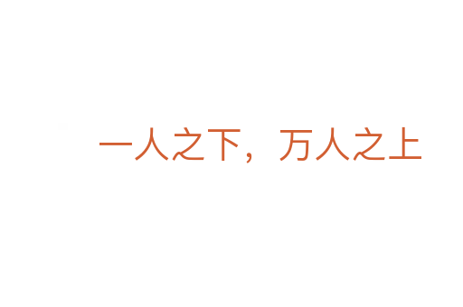 一人之下,萬(wàn)人之上
